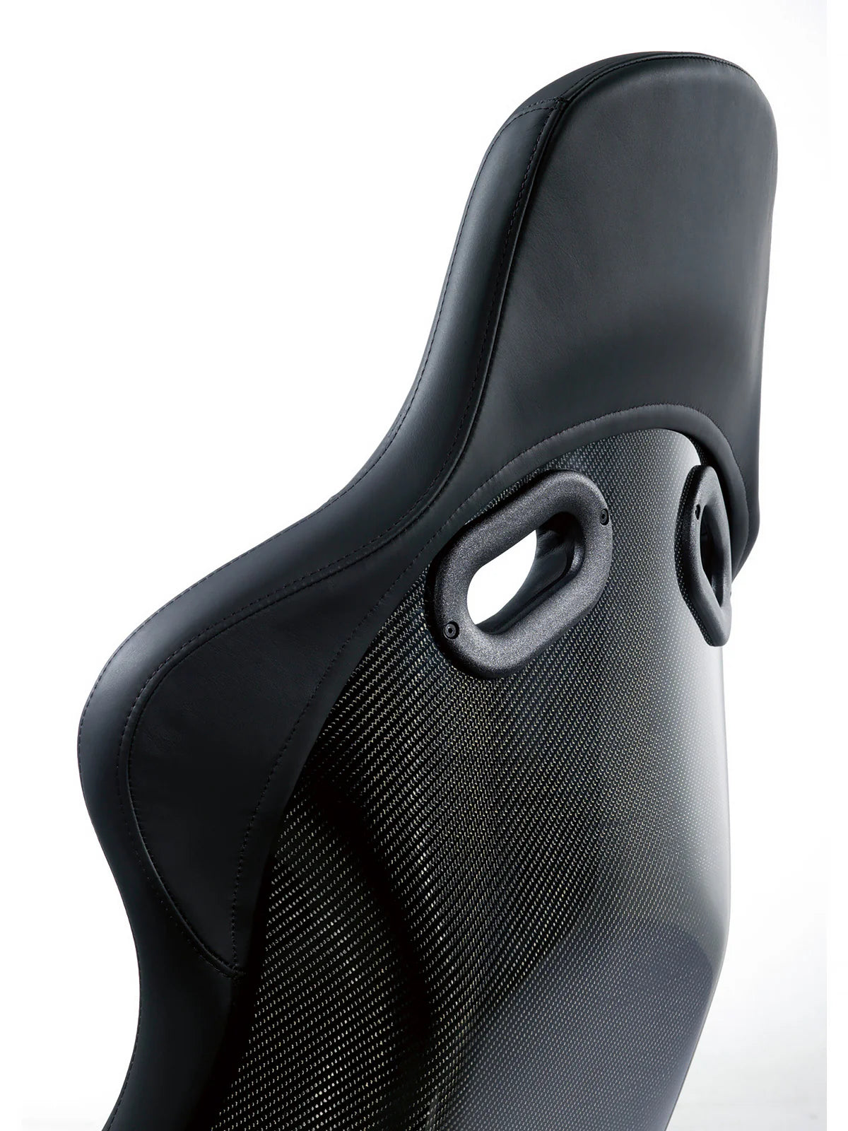 Recaro Pole Position (ABE) Carbon Fiber - Black Leather